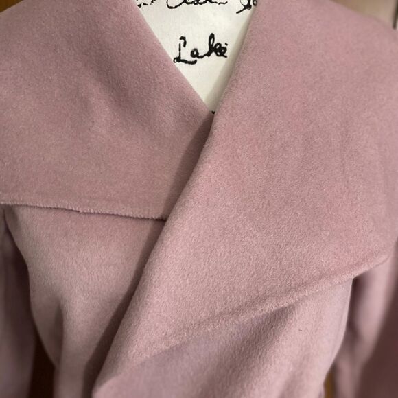 Tahari double face lightweight wool wrap coat size S - Picture 7 of 10